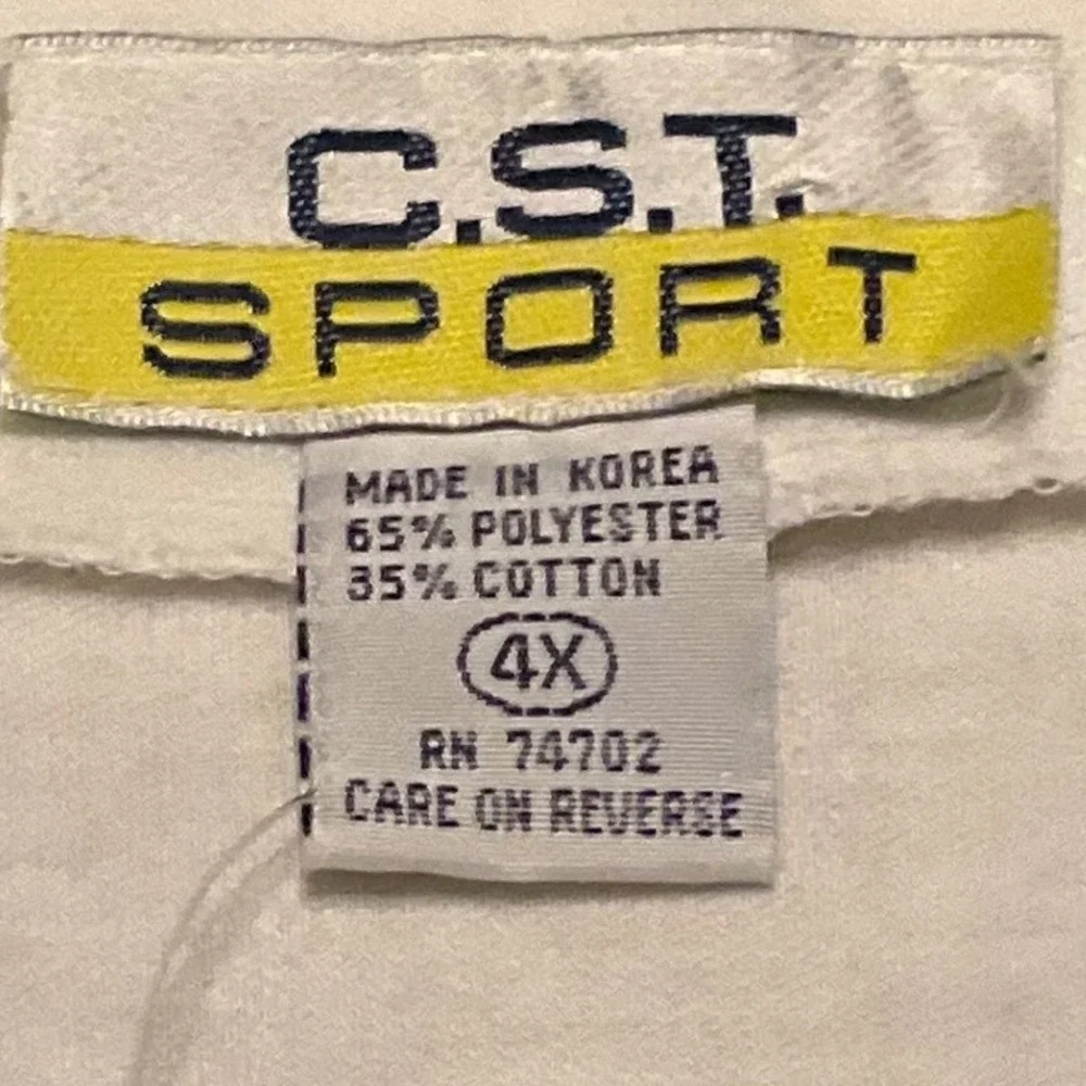 Vintage Cardigan Wms 4X White Floral Button Front  Cottagecore NWT
